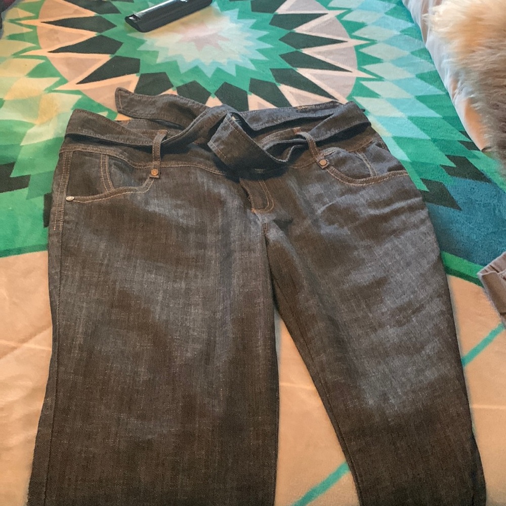 Reposhed wide leg jeans.